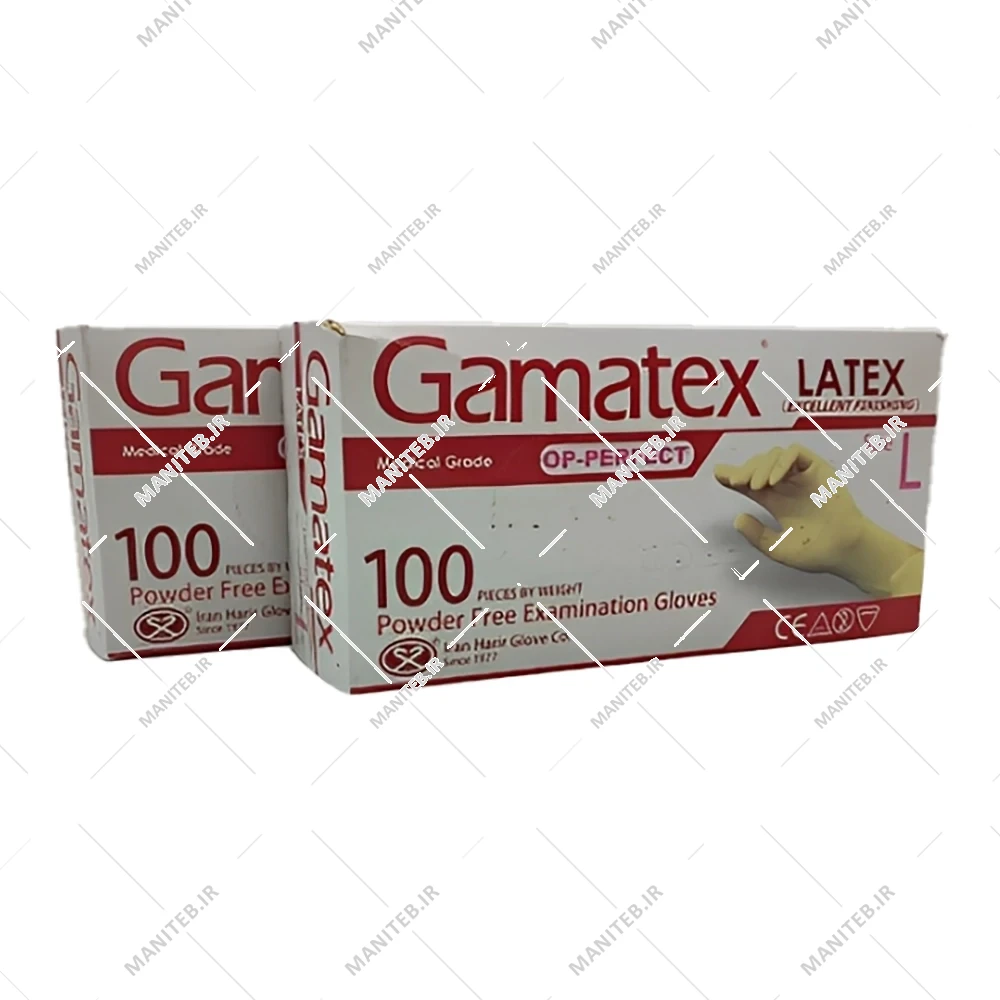دستکش لاتکس گاماتکس حریر